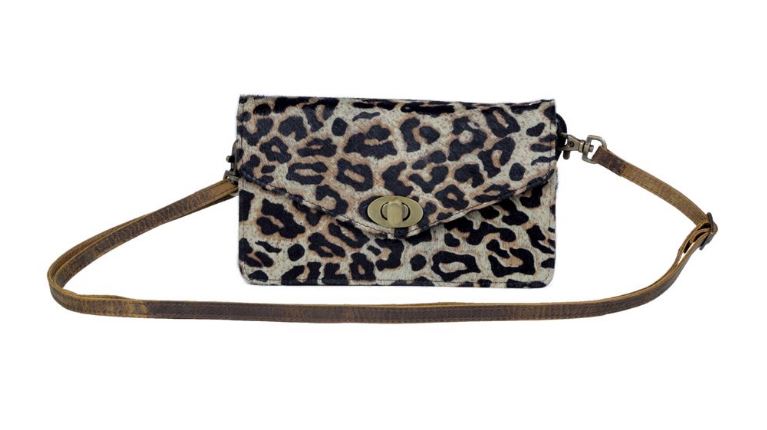 Myra Bags Leopard Style Up Wallet S-3443
