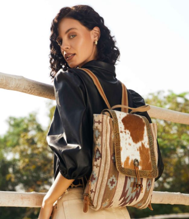 Myra Bags Oriental Rug Backpack Bag S-3307