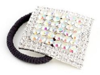 N-204 Rhinestone Square Pony-O