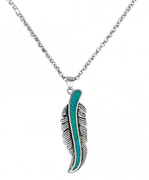 NC1320 The Storyteller Feather Necklace