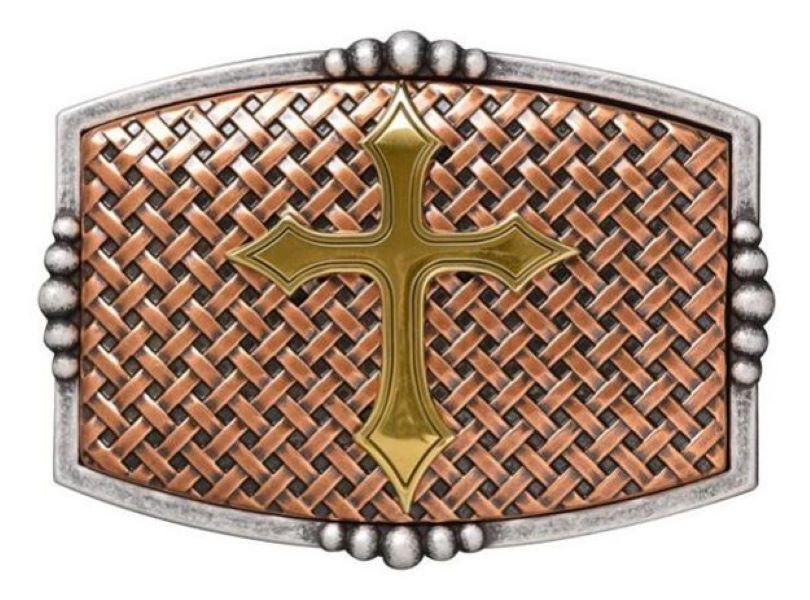 Nocona Cross Mens Buckle 37115