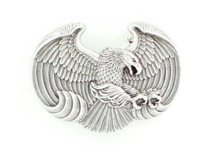 Nocona Silver Men's Eagle Buckle 37658