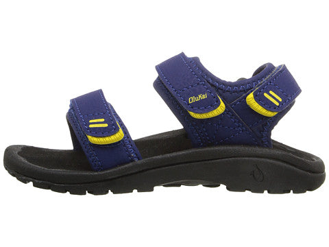 Olukai Pahu Blue Kids Sandal 30129-9H40