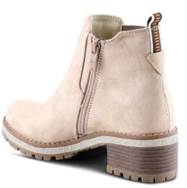 Patrizia Beige Smylie Womens Short Booties