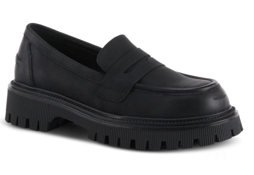 Patrizia Black Akiko Womens Loafers