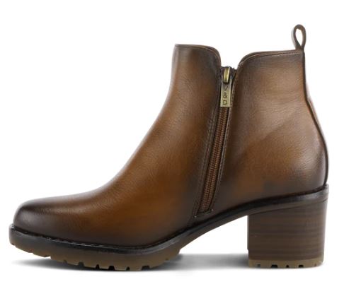 Patrizia Brown Irie Womens Short Bootie