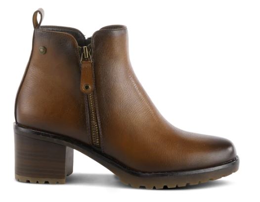 Patrizia Brown Irie Womens Short Bootie