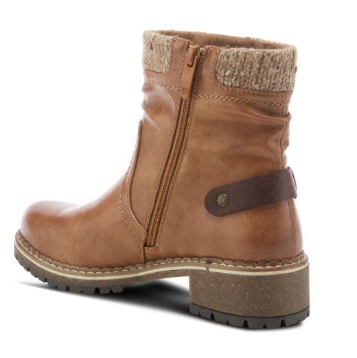 Patrizia Camel Evora Womens Short Bootie