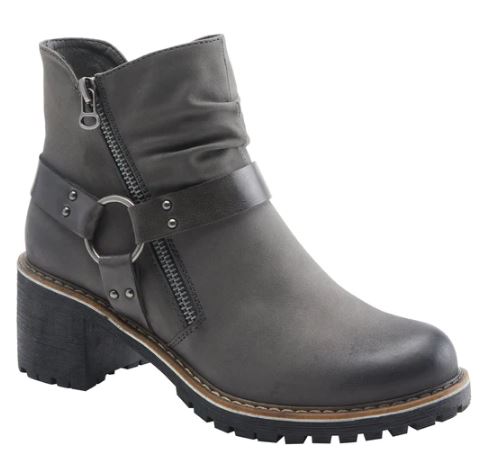 Patrizia Grey Firewood Womens Short Booties
