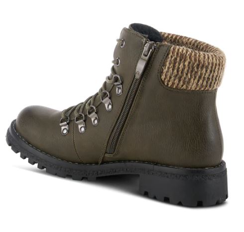 Patrizia Olive Clarris Womens Short Boots