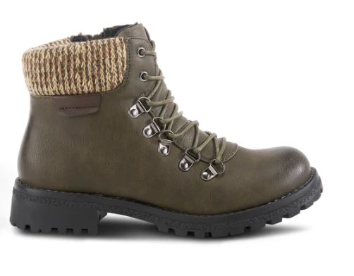 Patrizia Olive Clarris Womens Short Boots