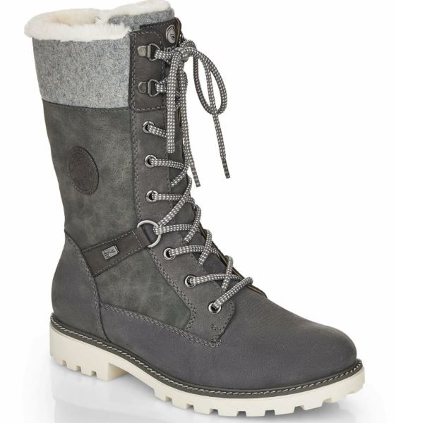 Reiker Remonte Grey Womens Boots D8474-45