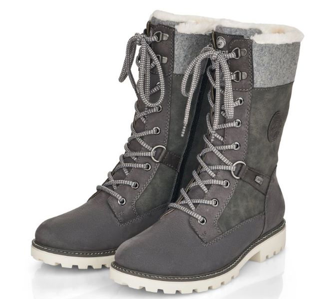 Reiker Remonte Grey Womens Boots D8474-45