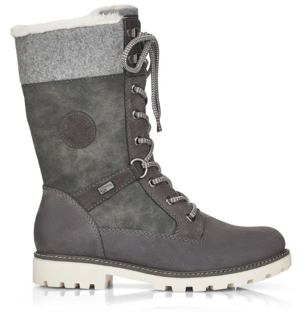 Reiker Remonte Grey Womens Boots D8474-45