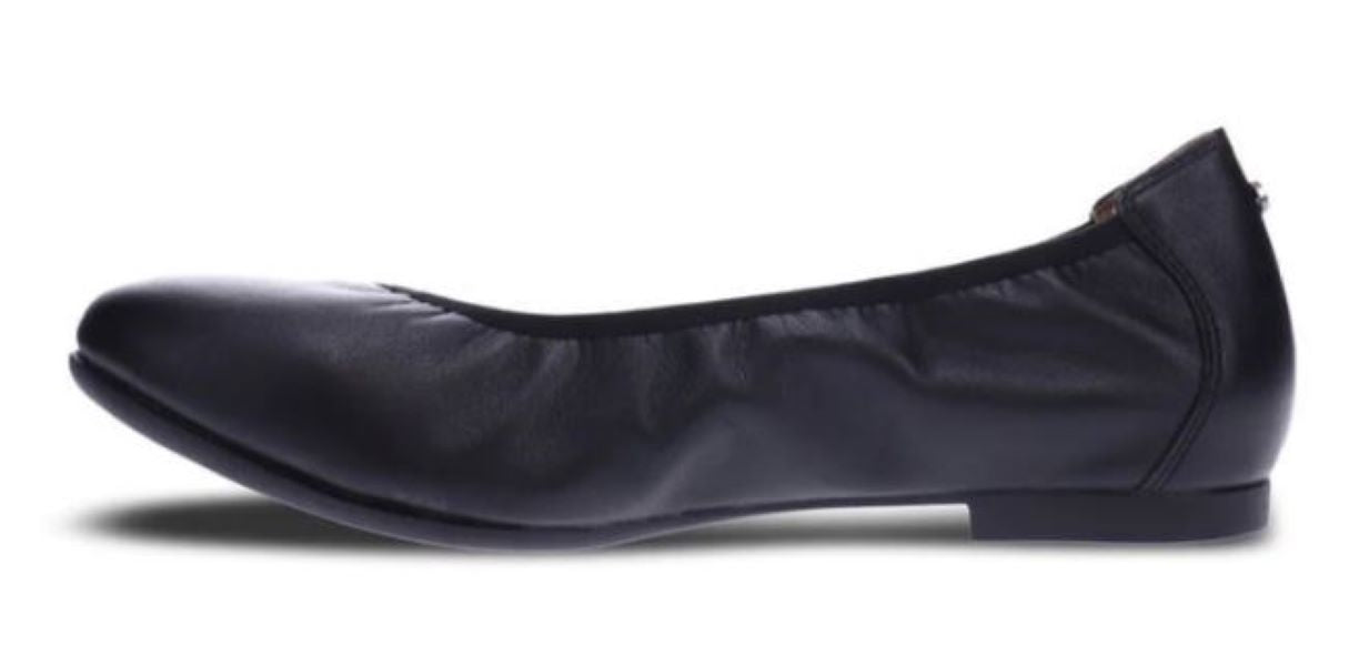 Revere Nairobi Black Lizard Ballet Flat