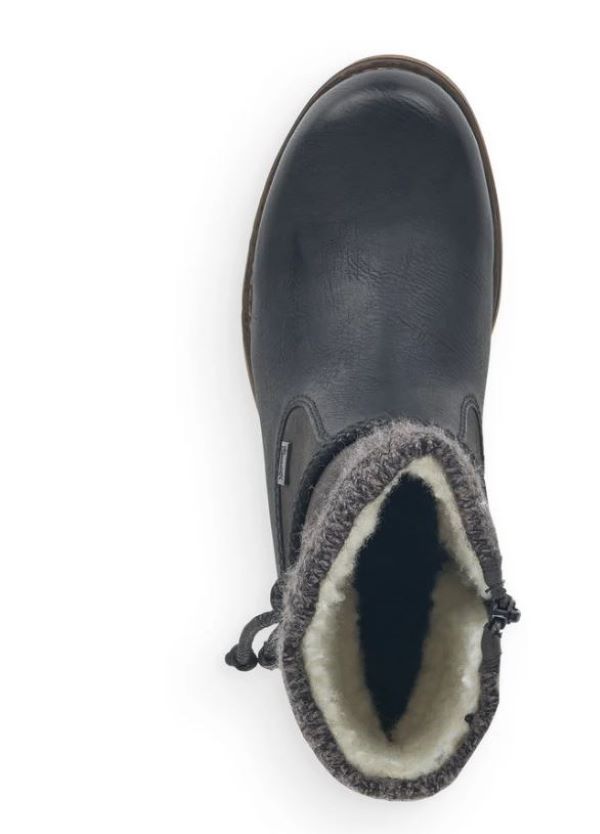 Rieker Black Fee Womens Boots 79688-00