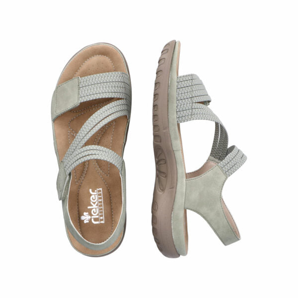 Rieker Mint Green Women's Sandals 64870-52