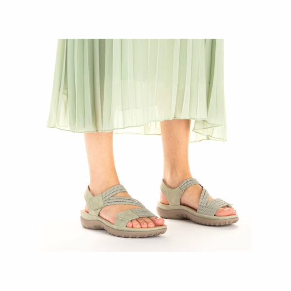 Rieker Mint Green Women's Sandals 64870-52