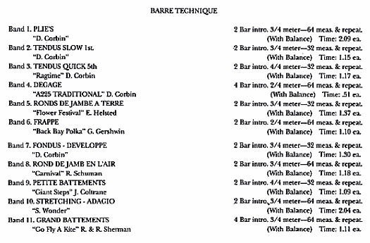 RR6003 Ballet Music For Class