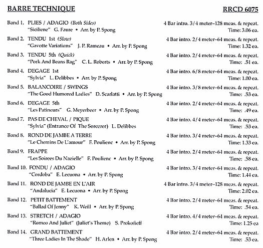 RR6075 Another Great New York Ballet Class