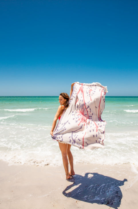 Sand Cloud Flashes Towel WSU21TOW006NATR