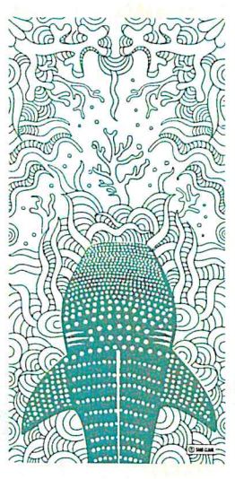 Sand Cloud Green Whale Shark Towel