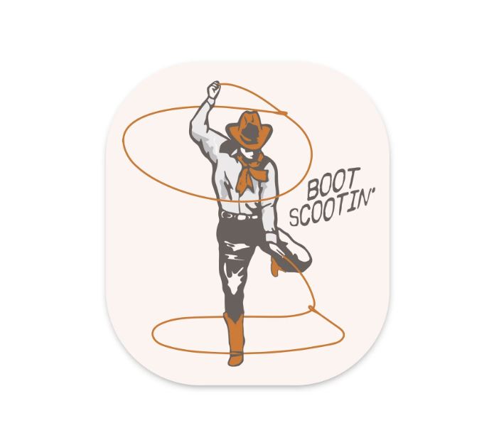 Sendero Boot Scootin Sticker SPCA123F23AXX