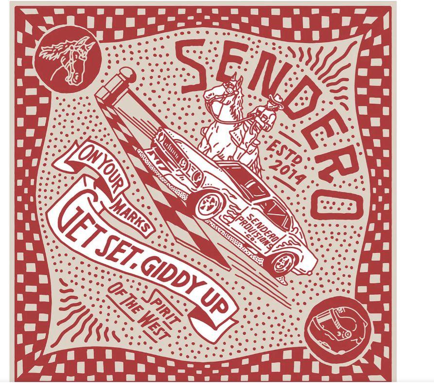 Sendero Giddy Up Bandana SPCA225S13AXX