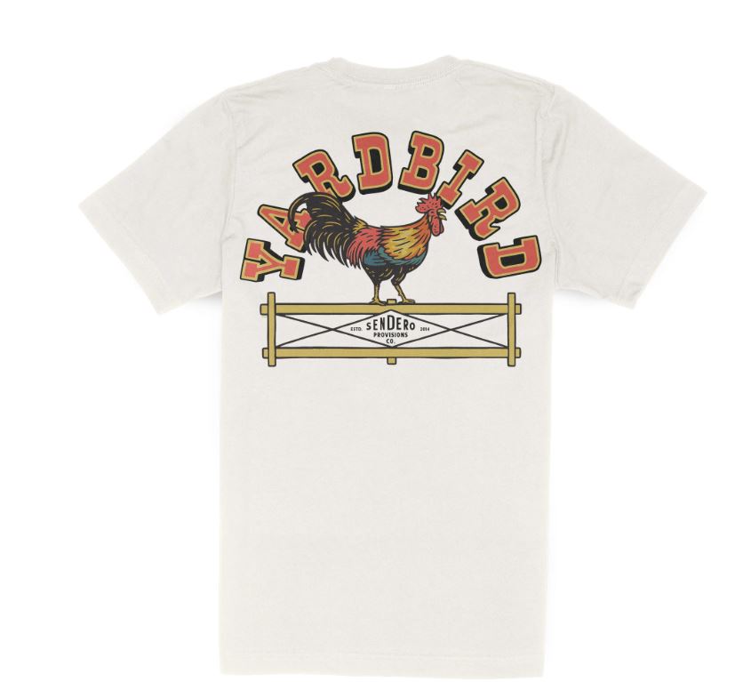 Sendero White Yardbird T-Shirt SPCS124S16A