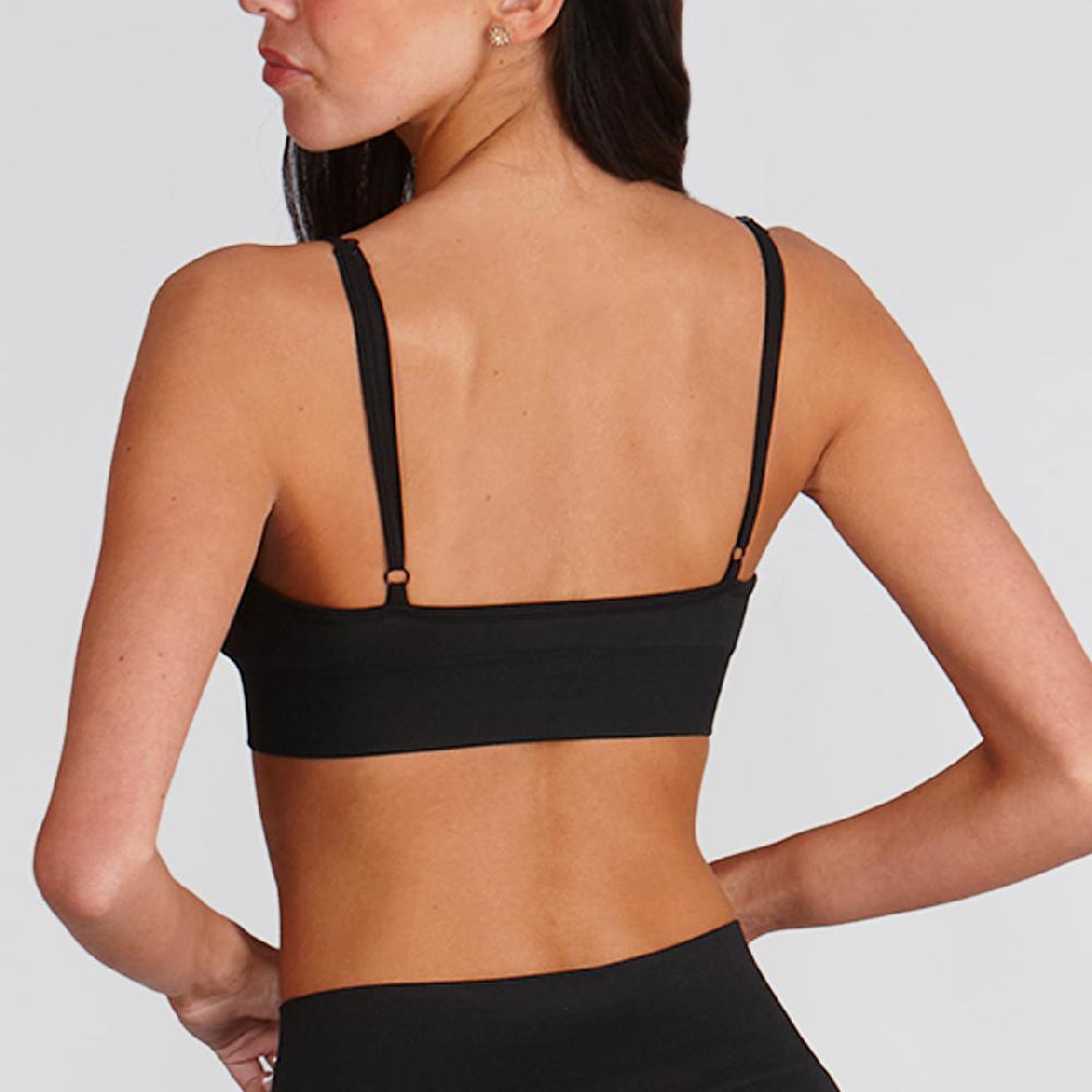 SLKY Logo Activewear Bralette SAWBP-BLK