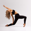 SLKY Logo Activewear Leggings SAWLG-BLK