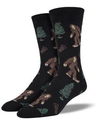 SockSmith Black Mens Bigfoot Socks SSM1423