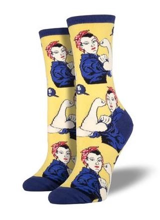 SockSmith Yellow Rosie Womens Socks SSW1290