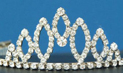 T-231 Sparkling Rhinestone Tiara Headpiece
