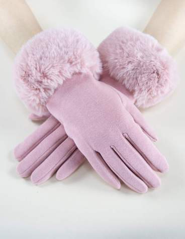 Very Moda Faux Fur Cuff Gloves GL12270