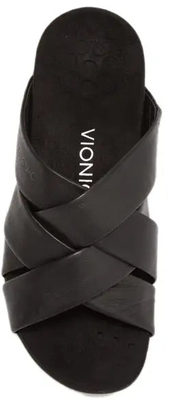 Vionic Black Juno Ladies Sandals JUNO-BLACK