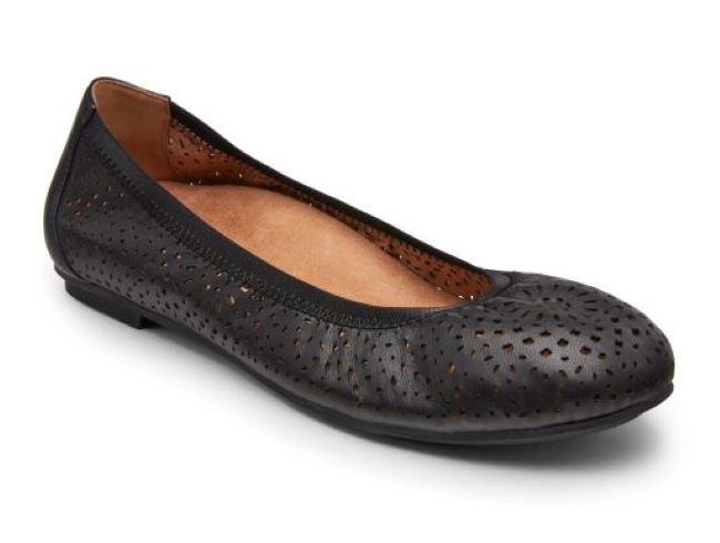 Vionic Black Robyn Womens Flats ROBYN-BLACK