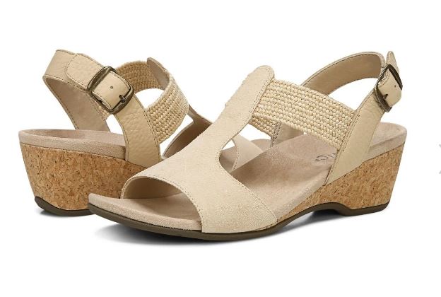 Vionic Semolina Kaytie Womens Wedge Sandals