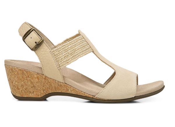 Vionic Semolina Kaytie Womens Wedge Sandals