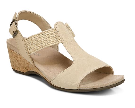 Vionic Semolina Kaytie Womens Wedge Sandals