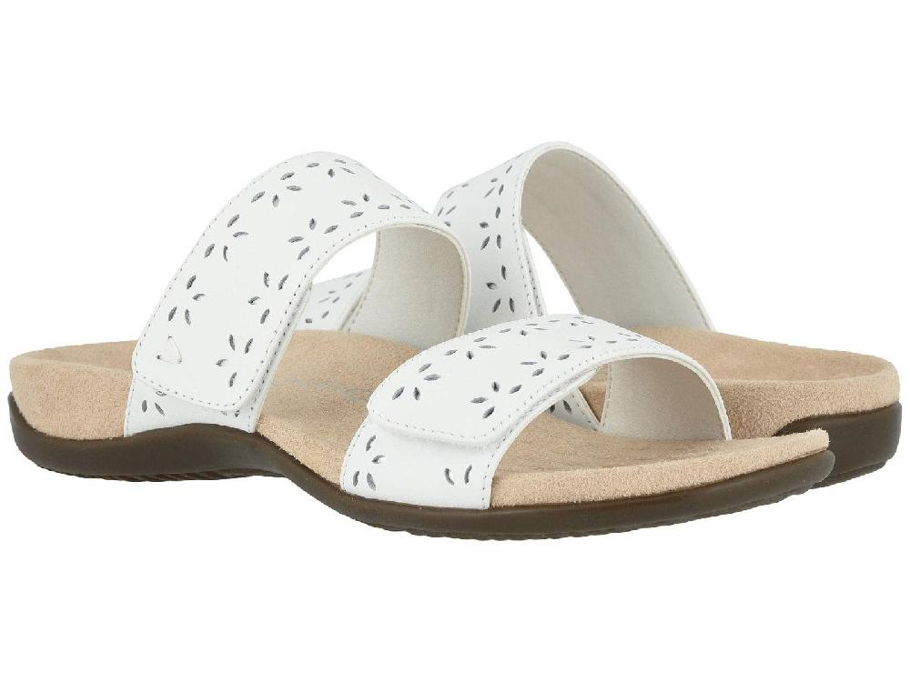 Vionic White Randi Comfort Slide On Sandals