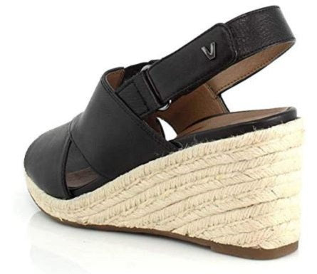 Vionic Zamar Women's Black Wedge Sandal