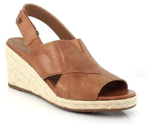 Vionic Zamar Women's Toffee Wedge Sandal