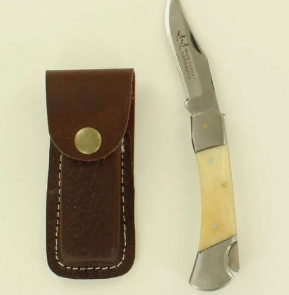 Wild Turkey Handmade Folding Knife DKK384B