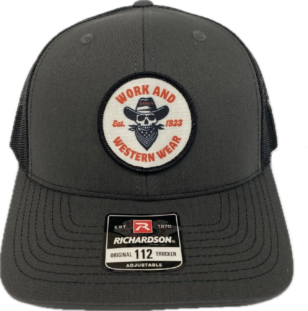 Lebo's Charcoal/Black Work and Western Wear 1923 Hat 112-CHB-WW