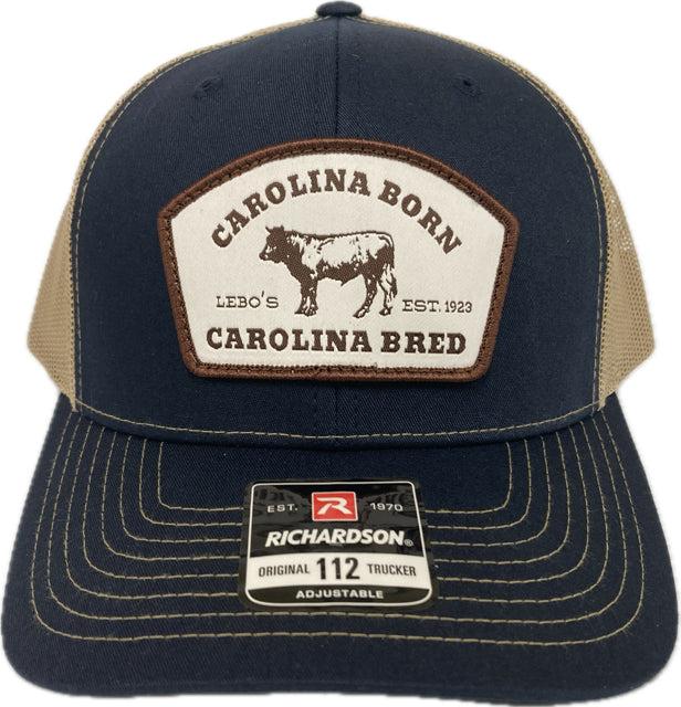 Lebo's Richardson 112 Navy/Khaki Carolina Born Carolina Bred Snapback Cap 112-NK-BRED