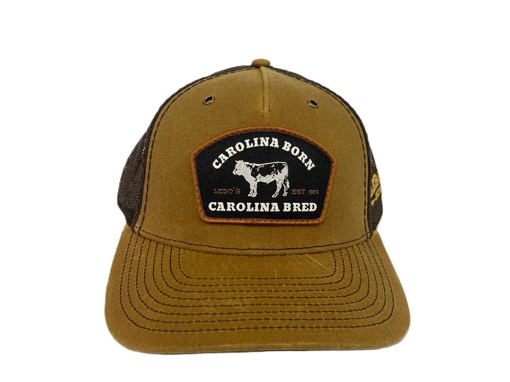 Lebo's Whiskey/Brown Carolina Born Carolina Bred Richardson 112 Trucker Cap 112WH-WKBN-V2