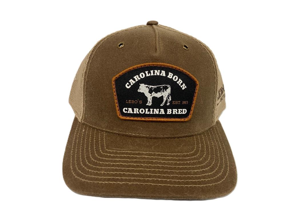 Lebos Whiskey/Buck Carolina Born Carolina Bred Richardson 112 Trucker Hat 112WH-BUK-V2