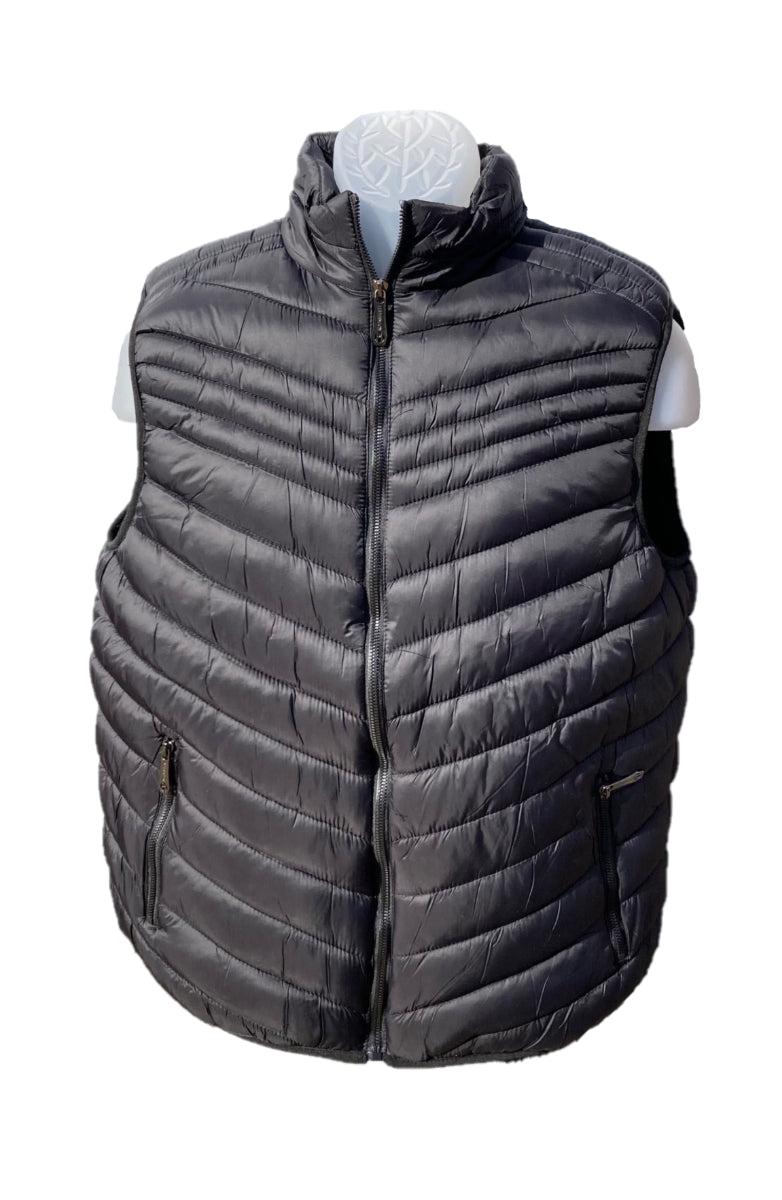 Lee Hanton Black Men's Fleece Vest with Pockets MV806