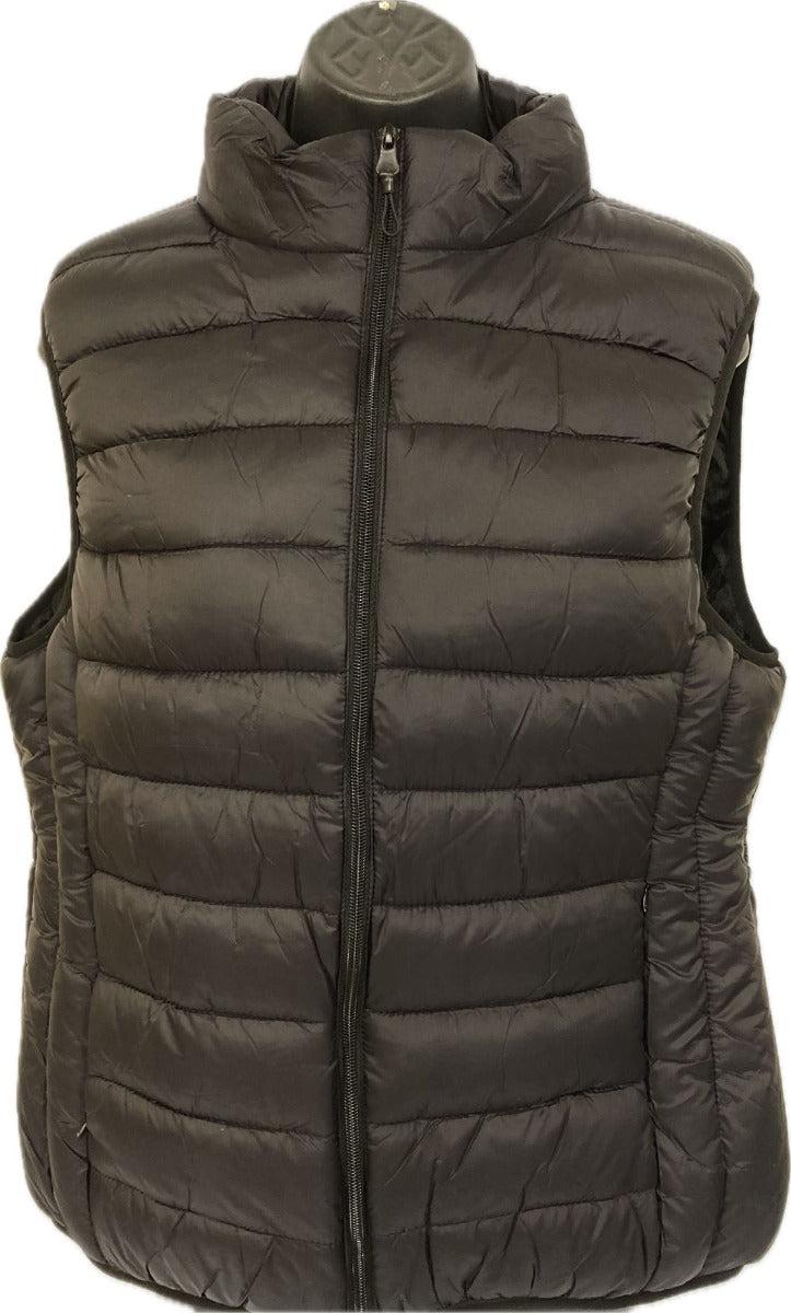 Lee Hanton Black Women's Puffer Vest LV806-BLACK